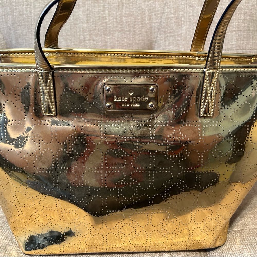 Kate Spade Gold Metallic Purse